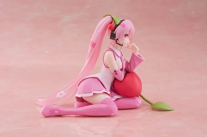Фигурка Taito Вокалоид Сакура Хацуне Мику Vocaloid Sakura Hatsune Miku Cherry Cushion Ver. 12 см T V SHM CC 12 - фото 4