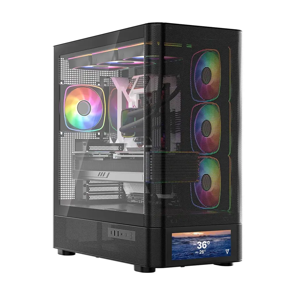 Корпус для ПК Modecom VOLCANO AQ500 ARGB (MC-A-AQ500-4FA-B) - фото 4
