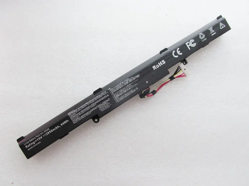 Акумулятор для ноутбука Asus X450J A41-X550E, 2600 mAh, 4cell, 14.4V, Li-ion, чорний - фото 4