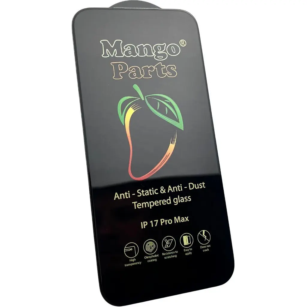 Захисне скло Mango 9D Full Cover Tempered Glass для Apple iPhone 17 Pro Max Black [145522] - фото 3