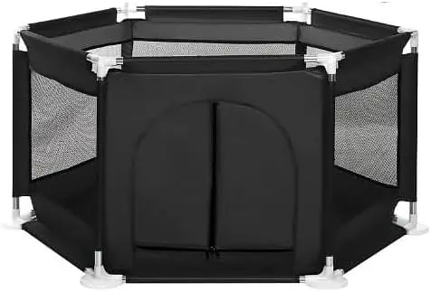 Манеж дитячий Malatec 125х113х64 см Чорний - фото 4
