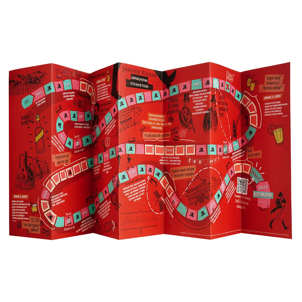 Уценка. Виски Johnnie Walker Red label Blended Scotch Whisky, 40%, 0,7 л с игрой - фото 7