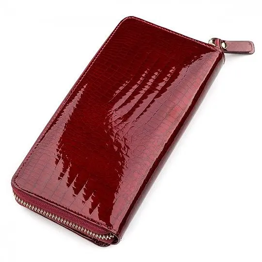 Гаманець жіночий ST Leather 18434 (S7001A) на блискавці бордовий - фото 2