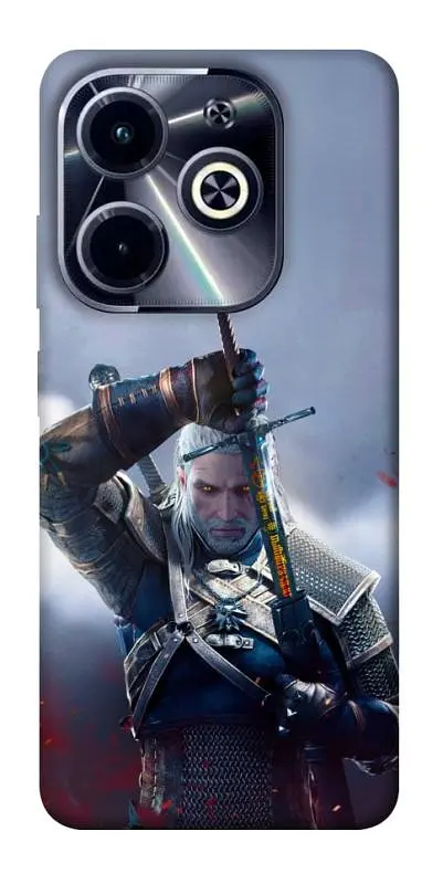 TPU чохол Demsky The witcher gerald для Infinix Hot 40i