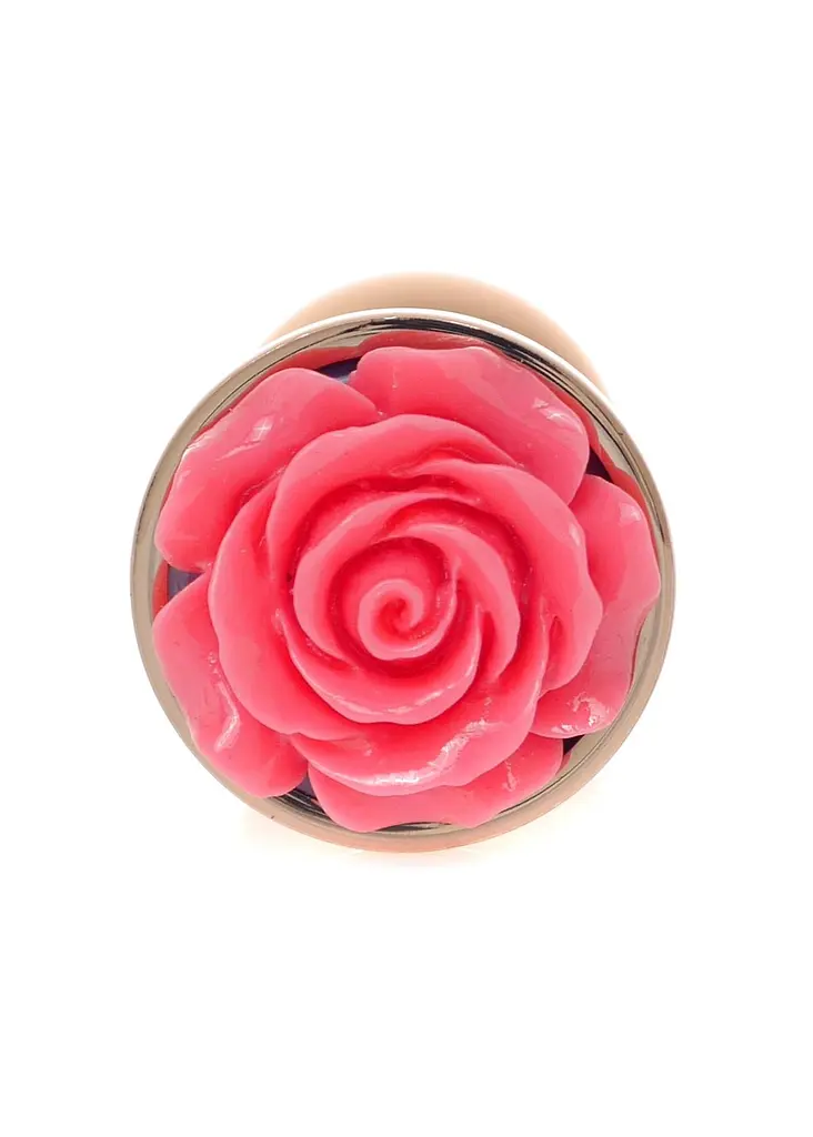 Анальна пробка Jewellery Red Gold PLUG ROSE-Pink Boss Series 64-00127 98273 - фото 7