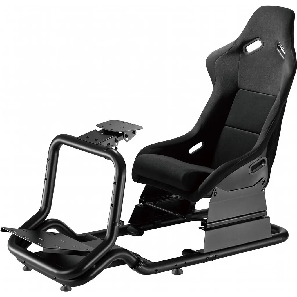 Крісло-кокпіт з кріпленням для керма та педалей GamePro RS167 Black - фото 7