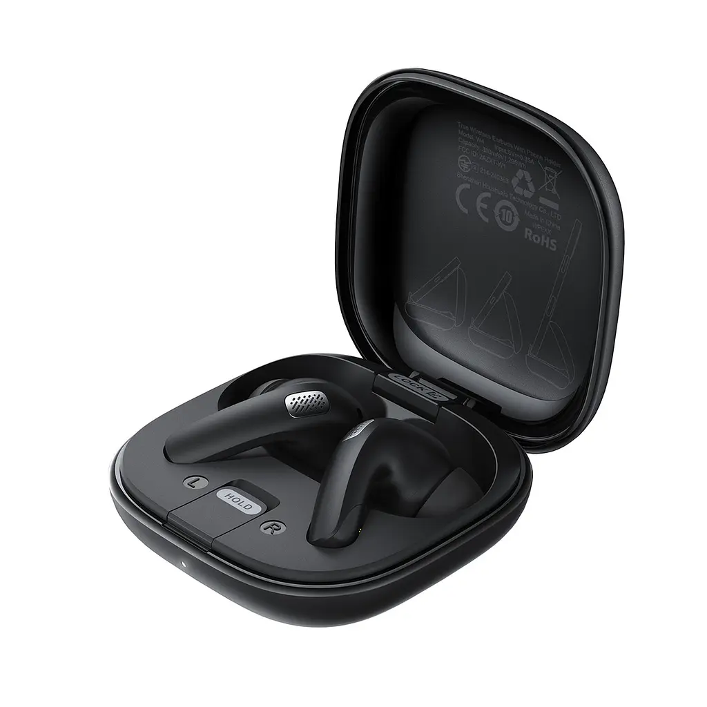 Бездротові навушники ACEFAST W4 true wireless earbuds with phone stand чорний