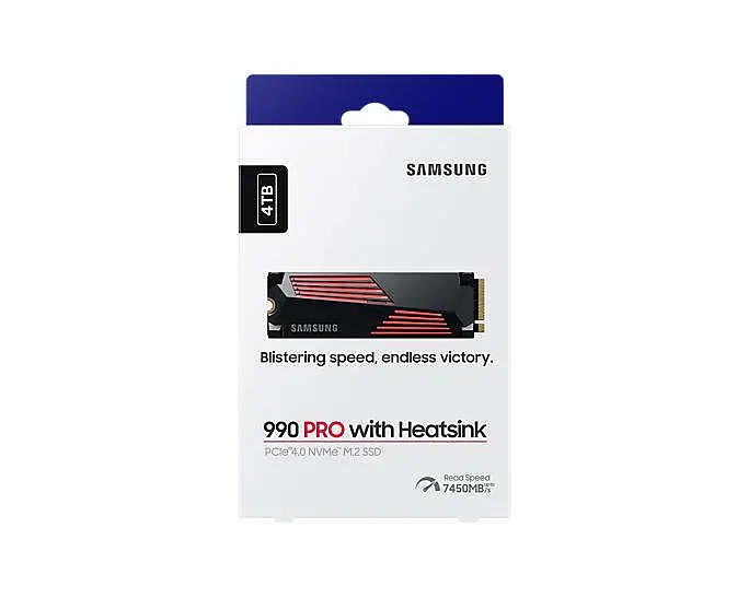 SSD накопичувач Samsung 990 PRO with Heatsink 4 TB (MZ-V9P4T0GW) - фото 8