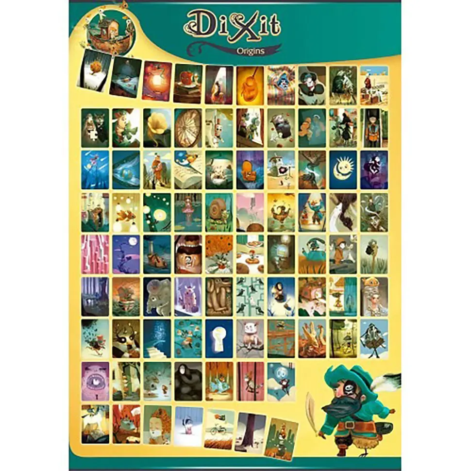 Карткова гра "DIXIT 4 Origins" Libellud 086093, 84 картки з ілюстраціями - фото 10