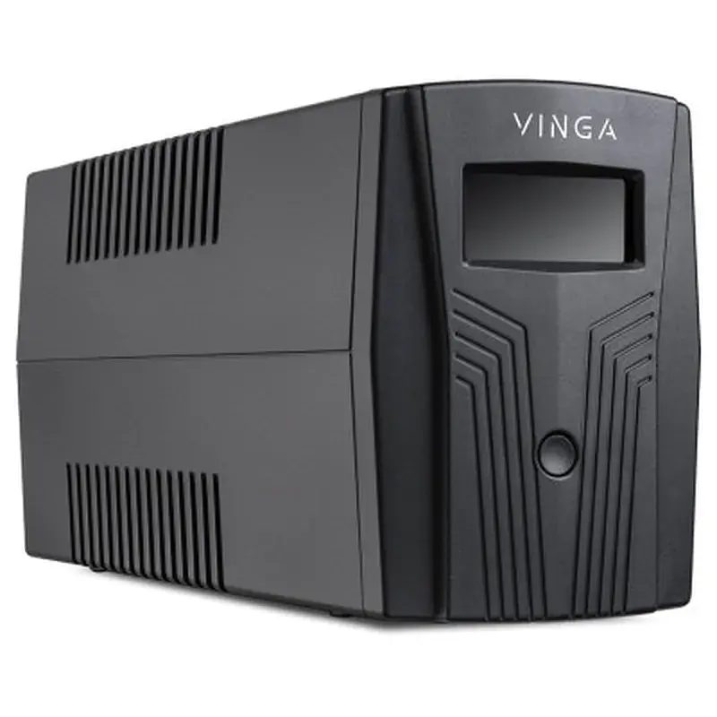 Пристрій безперебійного живлення Vinga LCD 1500VA plastic case (VPC-1500P) - фото 5
