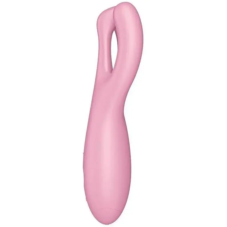 Клиторальный смарт вибратор Satisfyer Threesome 4 Pink с тремя пальчиками - фото 3