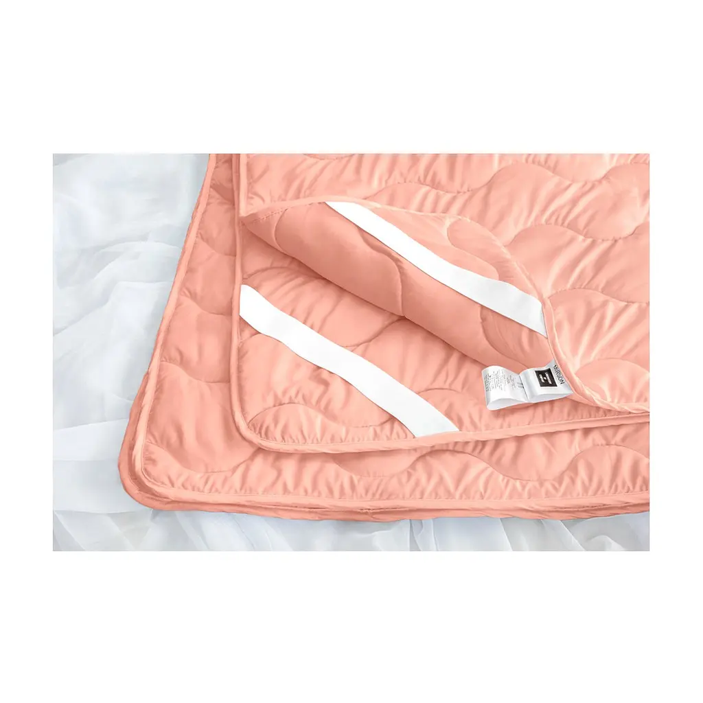 Наматрацник MirSon №1758 Eco Light Coral Wool на гумці в кутках 200x200 см (2200003711523) - фото 8