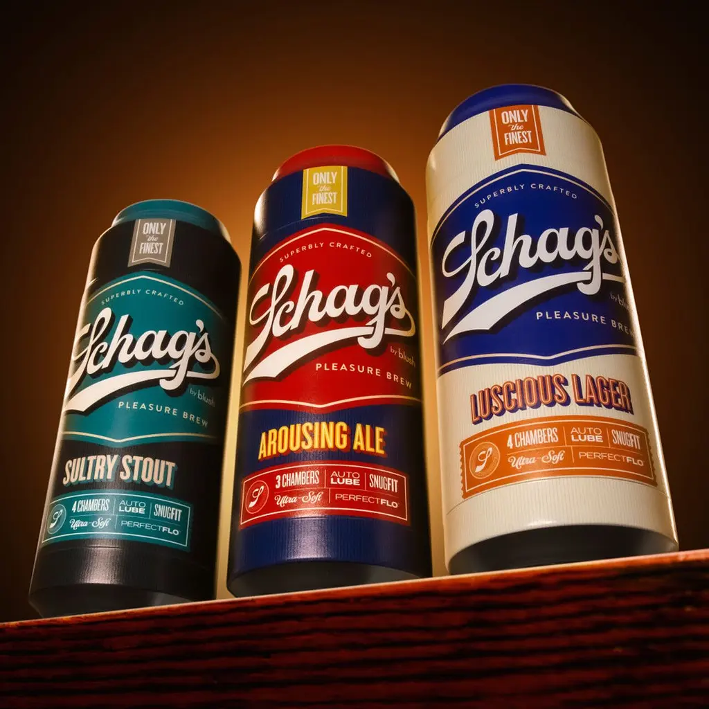 Мастурбатор - банка пива Blush Schag's Arousing Ale Masturbator - Frosted, самозмащуваний, вакуум - фото 8