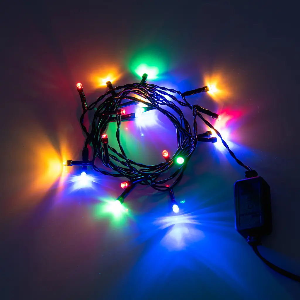 Електрогірлянда Yes! Fun нитка 20 LED статична 2 м різнокольорова (974834) - фото 4