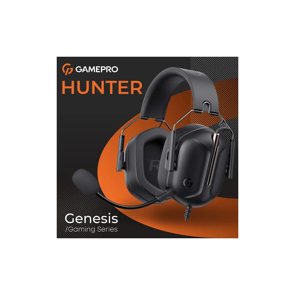 Навушники GamePro Genesis Hunter Black (HS1350B) - фото 5