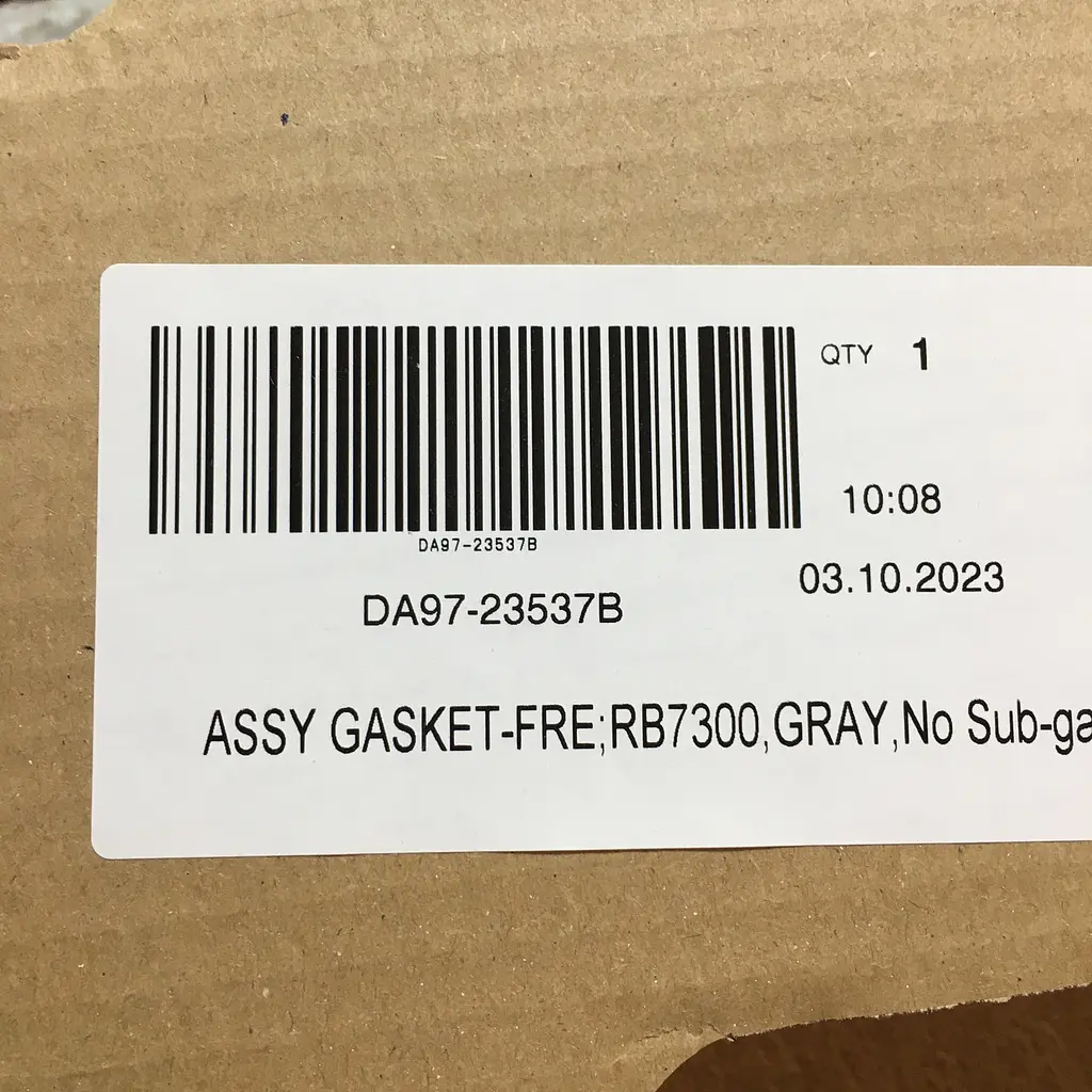 Уплотнитель двери (резина) для морозилки холодильника Samsung RB38C, RB38T, RB34C, RB34T, DA97-23537B - фото 9