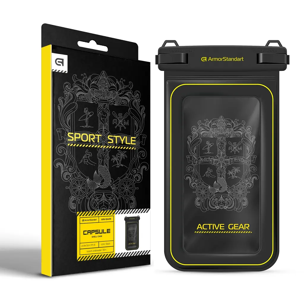 Чохол до мобільного телефона Armorstandart Waterproof Capsule Shell Black (ARM84419) - фото 2