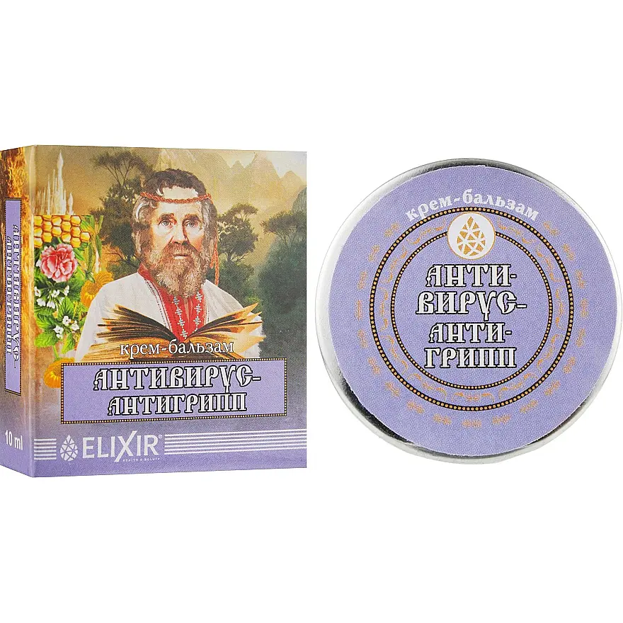 Крем-бальзам Elixir Антивірус-антигрип 10 мл - фото 2