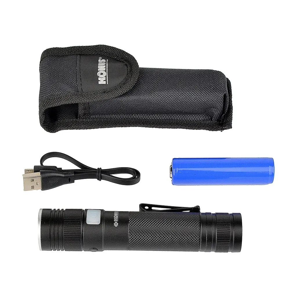 Фонарь Konus Konuslight-RC5 (800 Lm) USB Rechargeable (3928) - фото 4