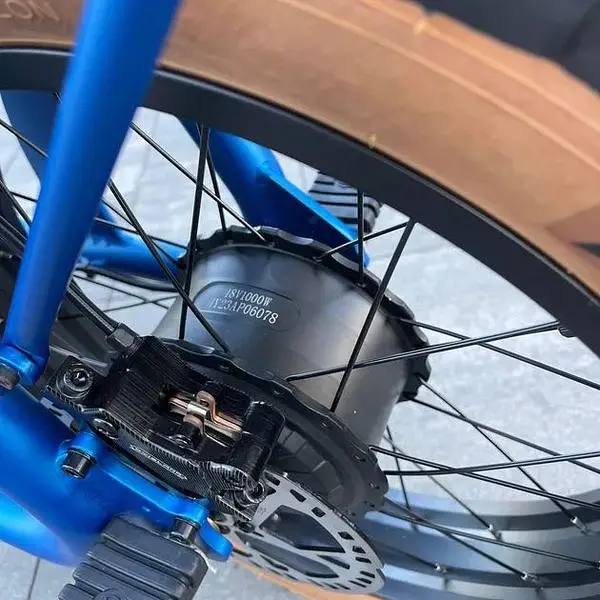 Електровелосипед Volto Cruise двомiсний 20" 1000W 20Ah + NFC блакитний - фото 10