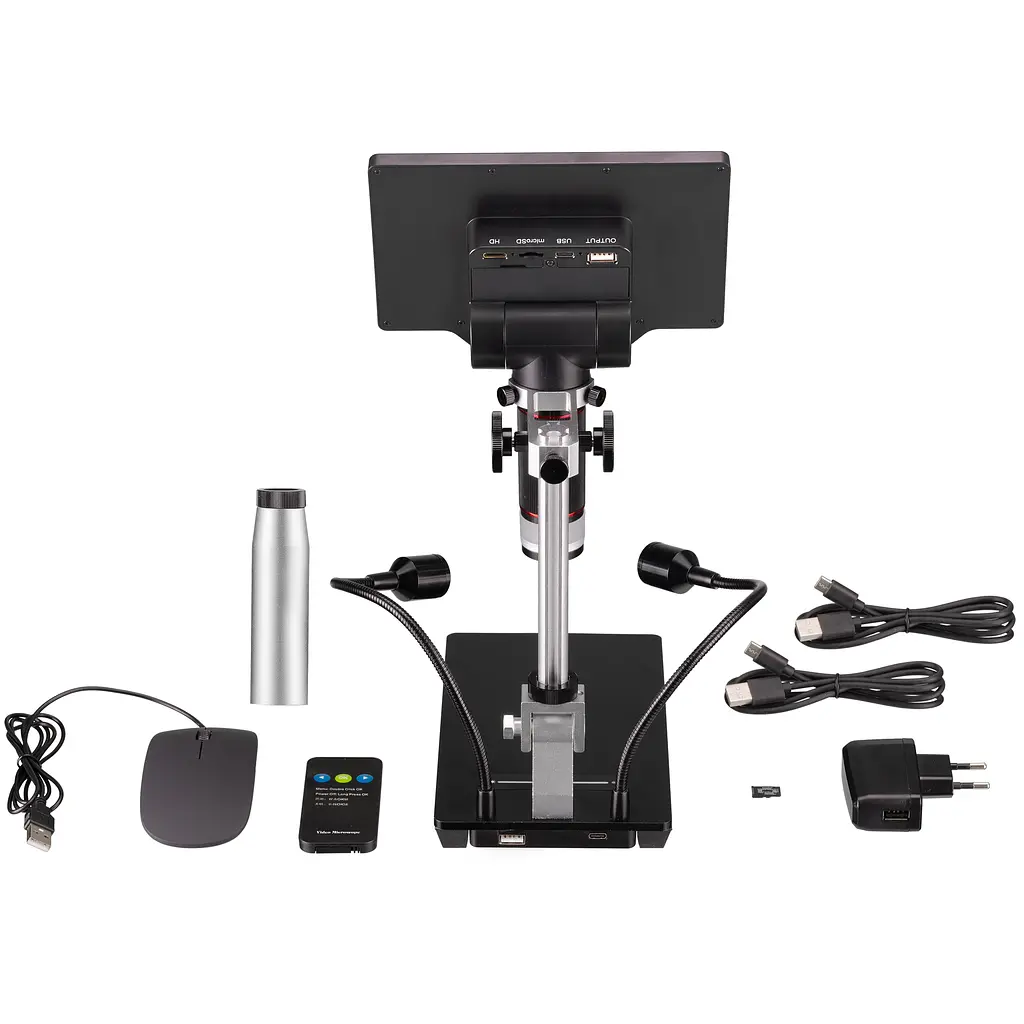 Мікроскоп Bresser Digital WiFi 1080P 2L with LCD Screen (9652100/13518) - фото 2