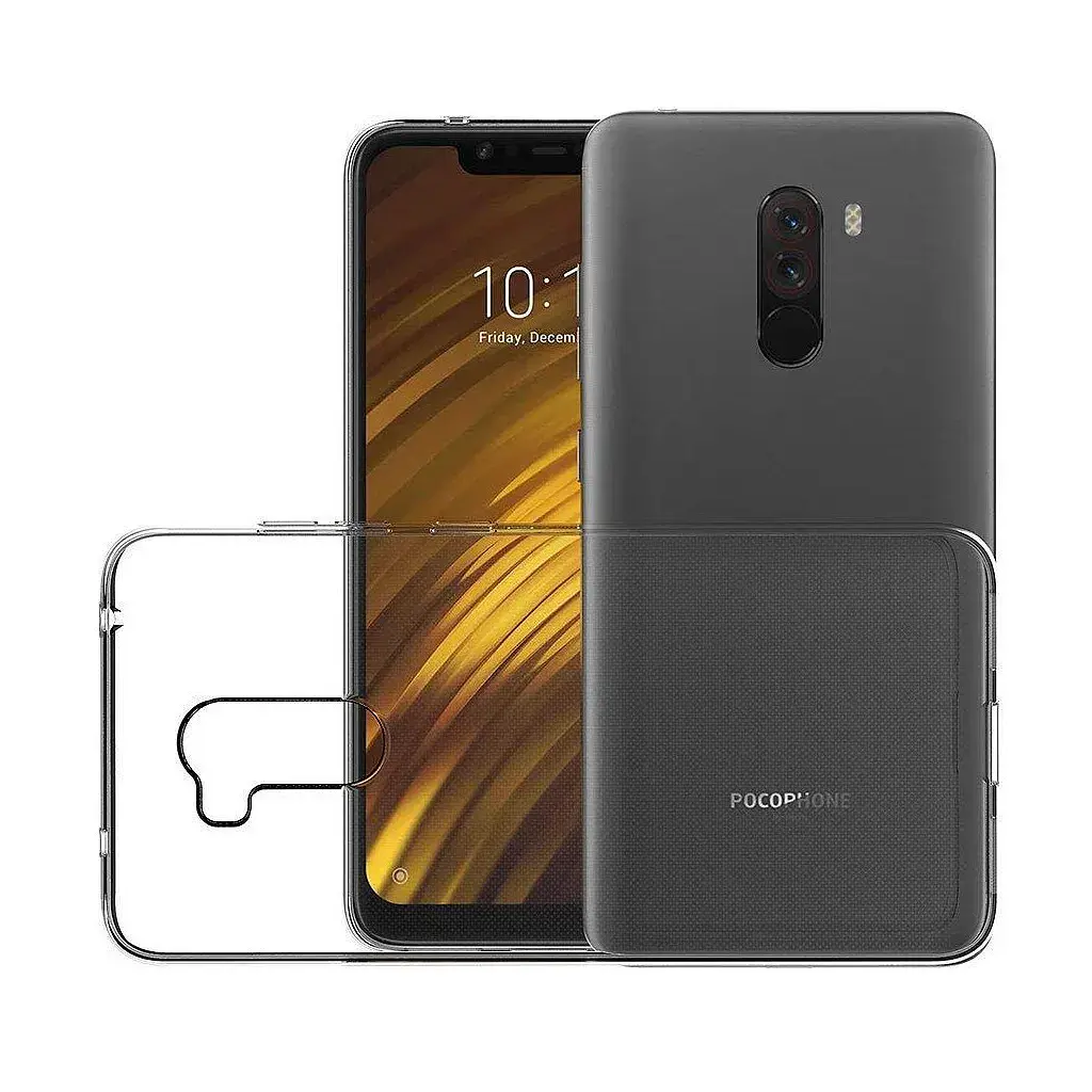 Чохол до мобільного телефона Laudtec для Xiaomi Pocophone F1 Clear tpu (Transperent) (LC-XPF1) - фото 3