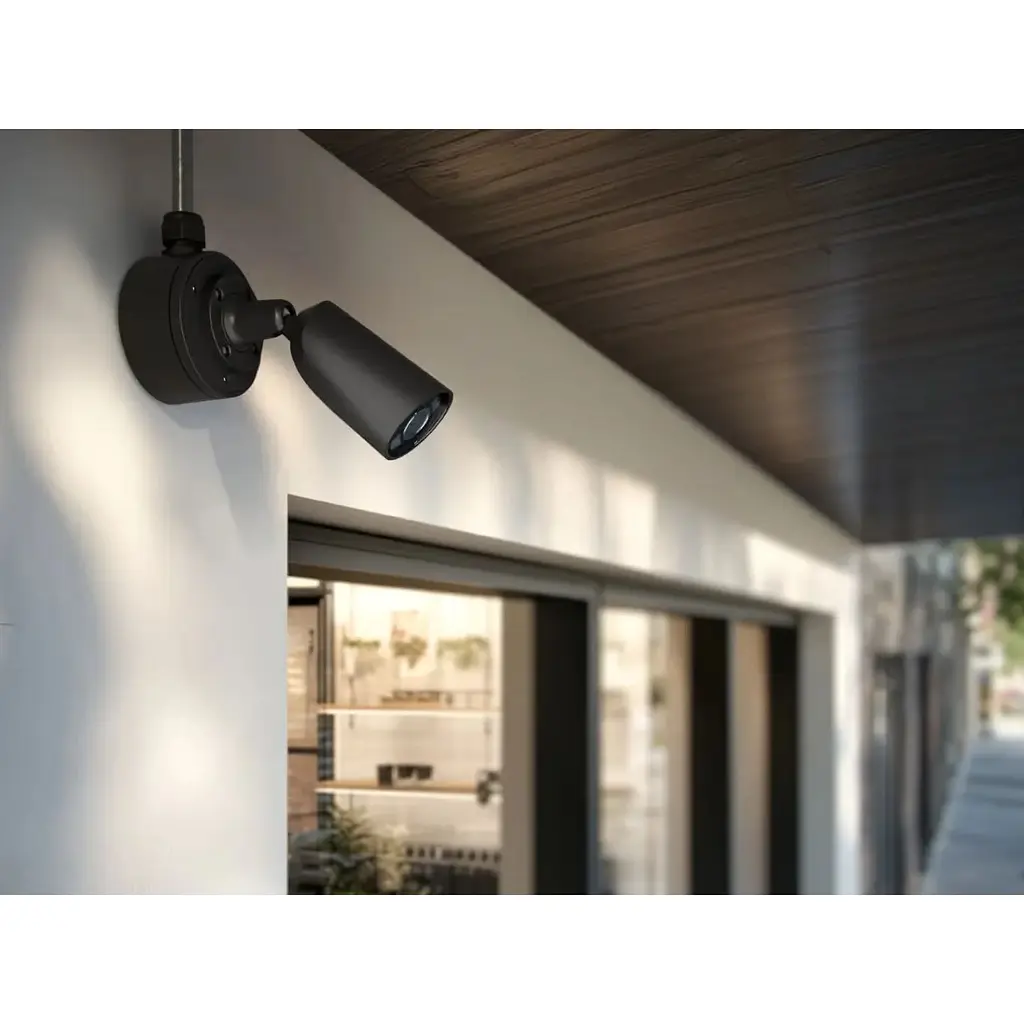 IP-камера Ajax дротова BulletCam HL Black, 5мп, 2.8мм, гібридне підсвічування IR 35м, білий Led 50м, Poe, True WDR, IP 65, аудіо, кут огляду 100° до 110°, вулична, чорна - фото 4