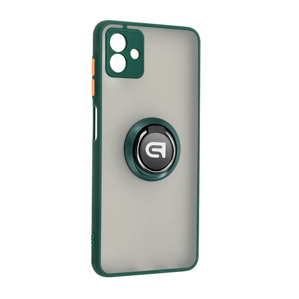 Чехол ArmorStandart Frosted Matte Ring для Samsung A04 (A045) Dark Green
