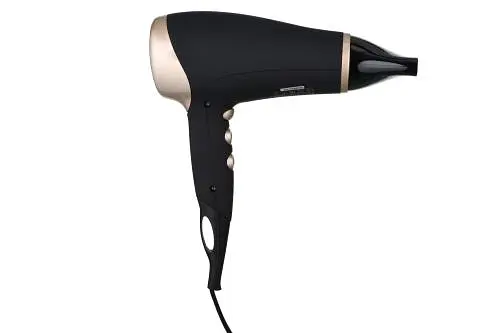 Фен Ardesto HD-522, Black/Gold, 2200W, 2 швидкості, 3 режими, захист від перегріву, подача холодного повітря - фото 2