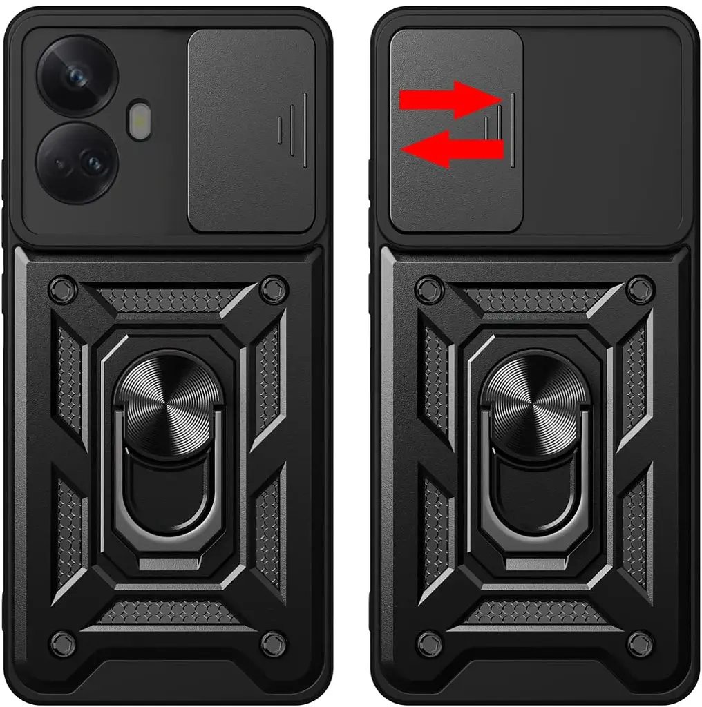 Панель BeCover Military для Realme 10 Pro Plus 5G Black (710022) - фото 2