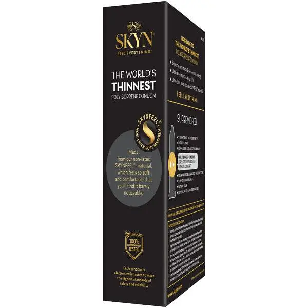 Презервативи Skyn Supreme Feel 10 шт ультратонкі, без латексу, з максимальним зволоженням - фото 5