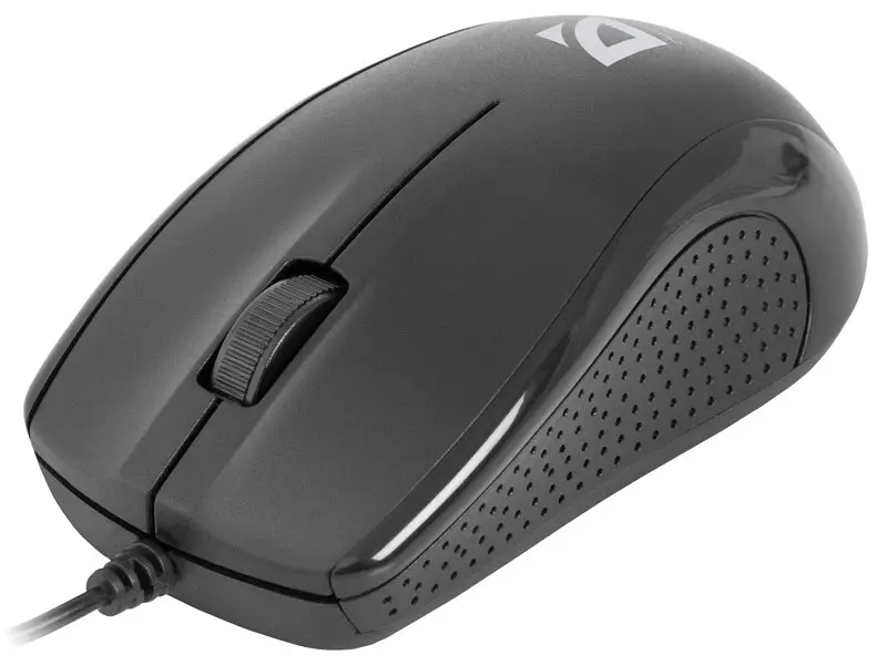 Миша Defender Optimum MB-160 USB Black (52160) - фото 2