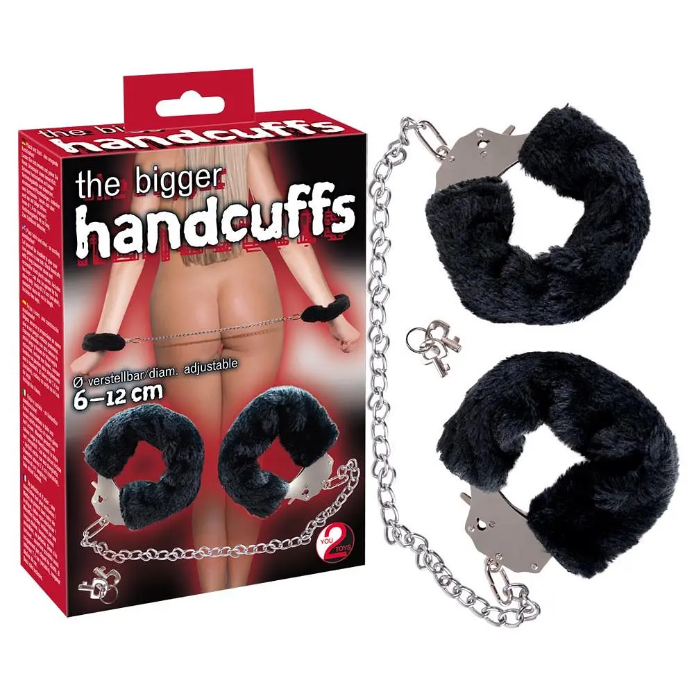 Наручники You2Toys The Bigger Handcuffs чорний - фото 5