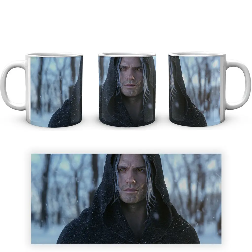 Кухоль GeekLand The Witcher Відьмак Геральт TW 002.019 330 мл білий - фото 4