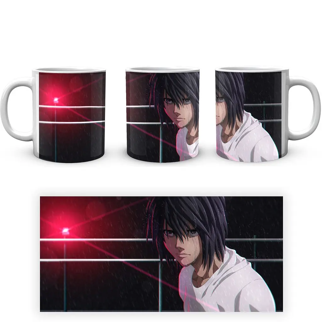 Кухоль GeekLand Death Note L DN 02.01 330 мл білий - фото 3