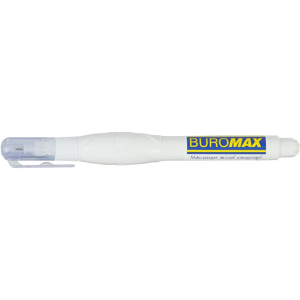 Коректор-ручка 5 мл BM.1058 BUROMAX, спиртова основа, металевий наконечник (4823078927972) - фото 2