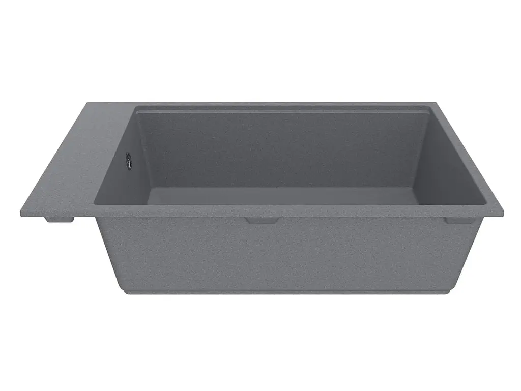 Кухонна мийка Miraggio LAGOON 760 gray (0002086) Граніт, Під стільницю/Врізна, Сірий - фото 4