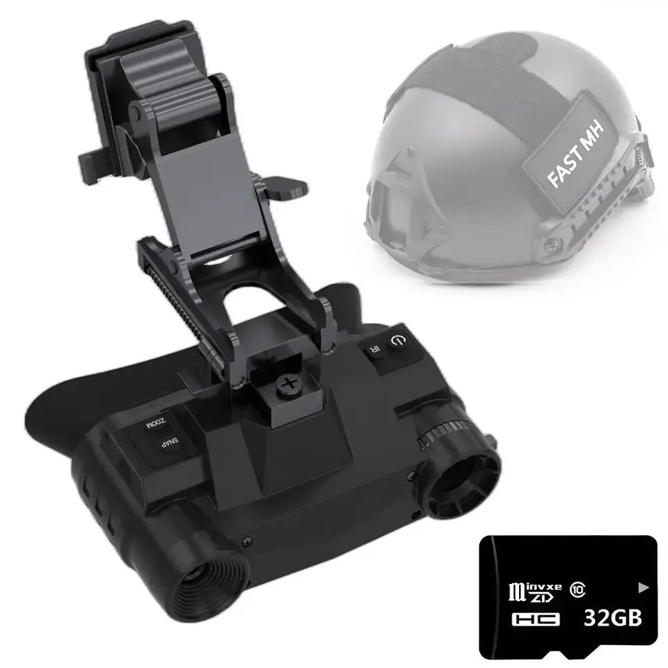 Прилад нічного бачення NVG G1 + кріплення на шолом Bracket + кріплення на голову (940nm) - фото 5