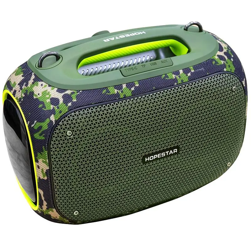 Bluetooth колонка Hopestar PartyBox 120W Army - фото 4