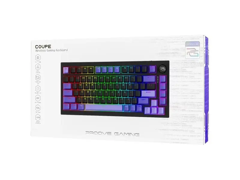 Клавіатура Proove Gaming Coupe Black/Purple (WKCP00022416) - фото 8