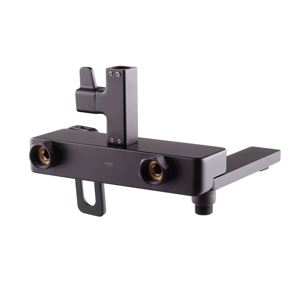 Душевая система Koer KB-56031-05 3 функции KR5439, Черный матовый - фото 3