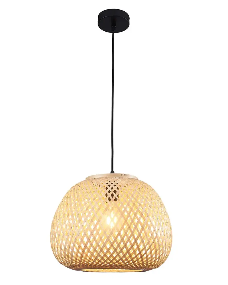 Люстра в стиле бохо, подвесной светильник Goldlux 329196 Zanzibar E27 1x20W IP20 Бежевый - фото 3