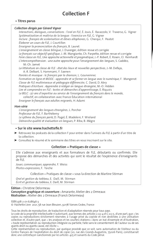 Collection F. Le fait culturel en classe de FLE - Евелін Арго - фото 2