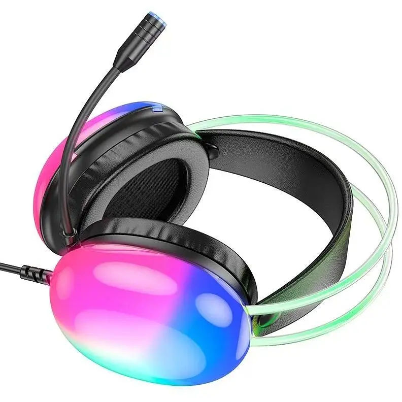 Наушники игровые Hoco W109 Plus usb 7.1 RGB - фото 3