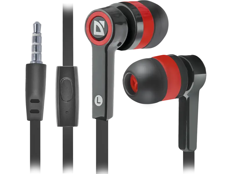 Навушники Defender Pulse 420 Black/Red