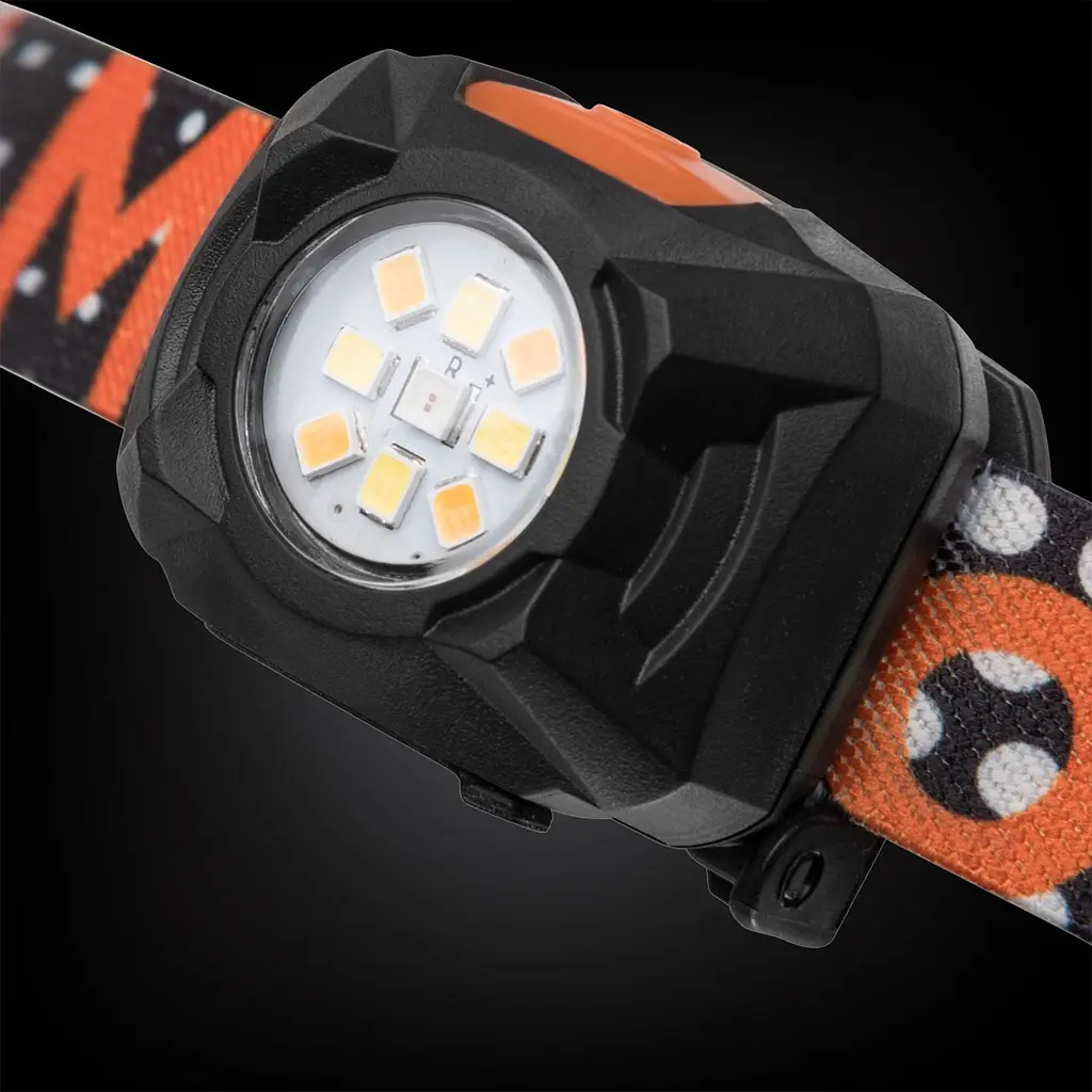 Ліхтар налобний Mactronic Rebel 400 Lm LED теплий/холодний/червоний Type-C оранжевий - фото 7