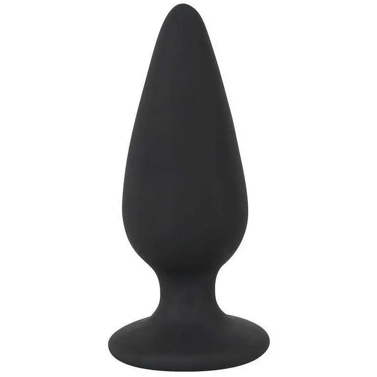 Анальна пробка Orion Black Velvets Heavy Plug Medium, 8,9х3,1 см, чорний