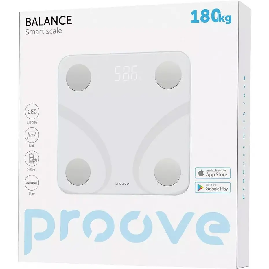 Розумні ваги Proove Balance White [SLBF00010002] [114396] - фото 3