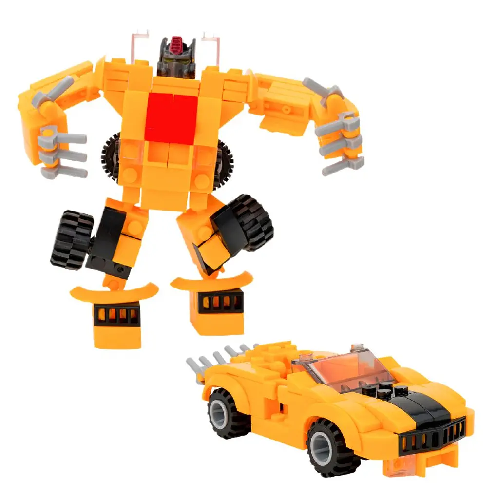 Конструктор Cubix Traxfigure 2-в-1, жовтий (39727/4) - фото 2