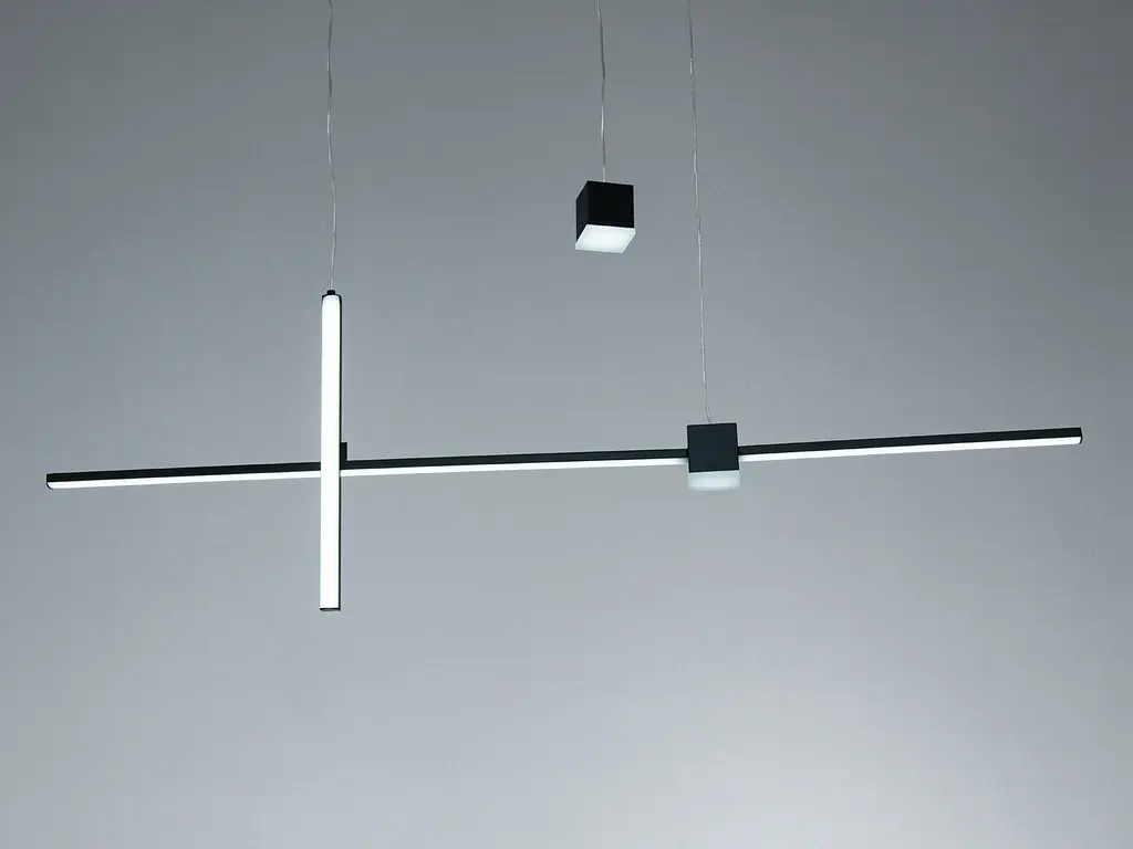 Підвісна люстра LED Diasha чорна 27 Вт 5 м² - фото 2